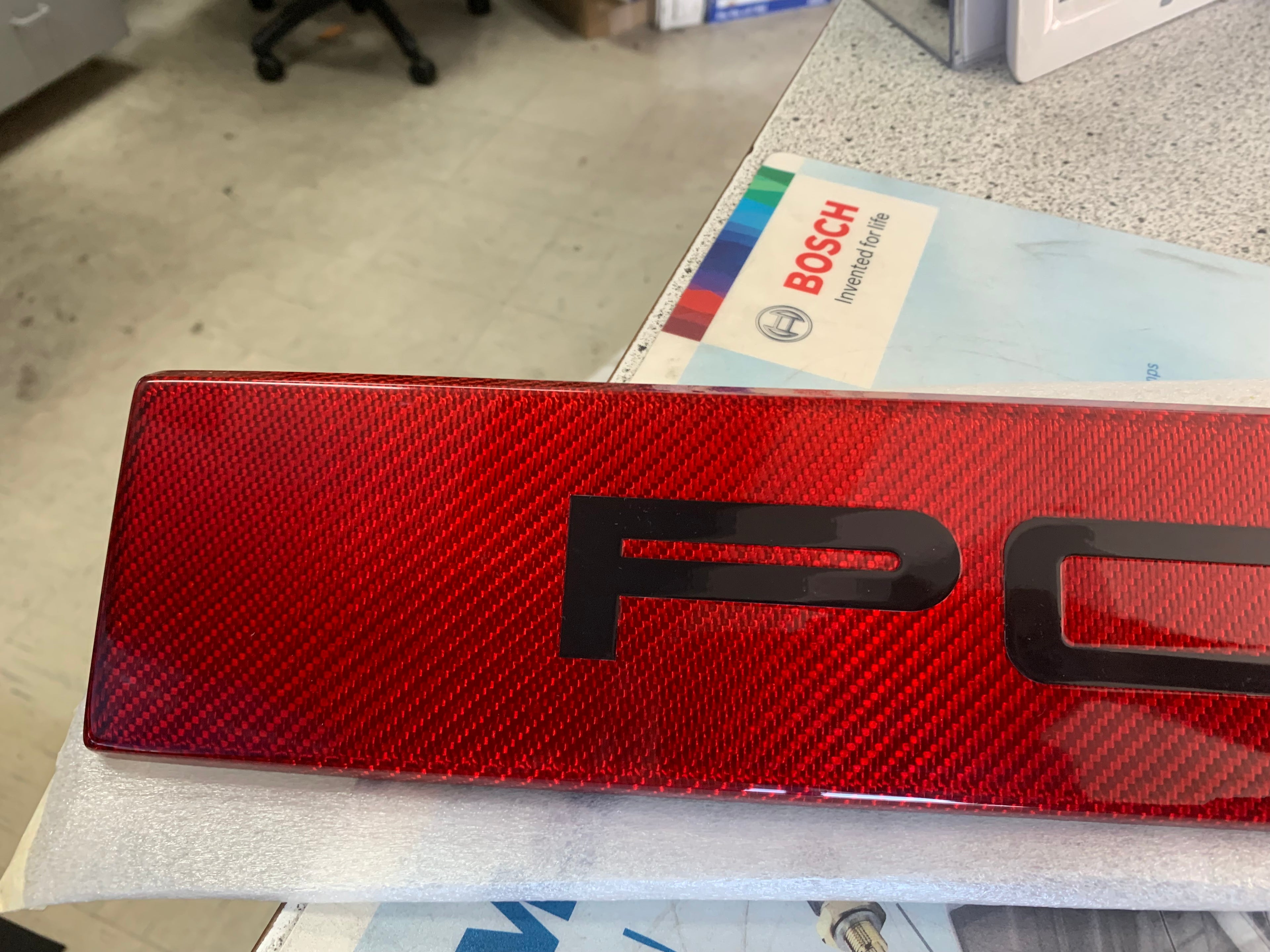 CF Porsche Reflector