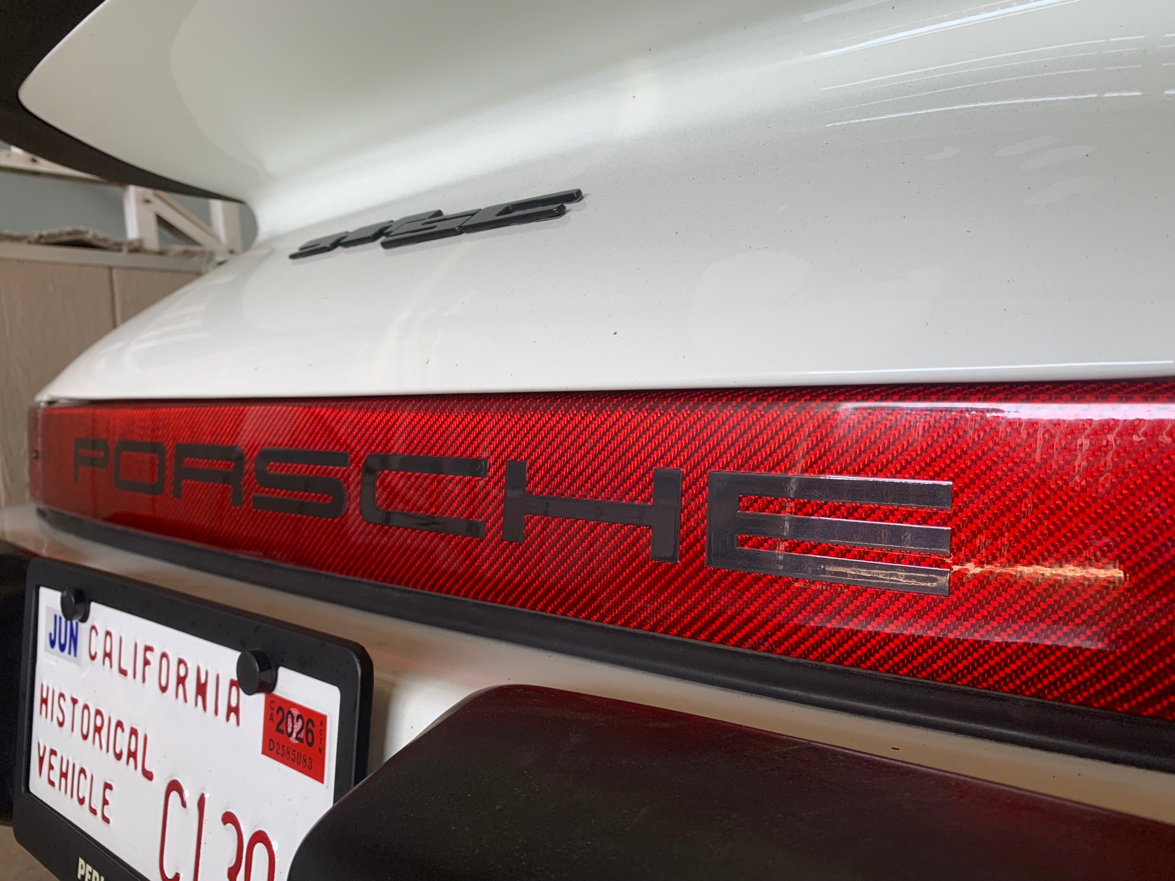 CF Porsche Reflector